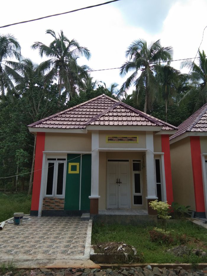 foto tampak rumah tipe 36 perumahan GARDENIA HILLS