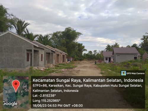 foto posisi tengah perumahan Sri Ratu Residence 2