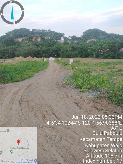 foto gerbang perumahan DIRZ LAND