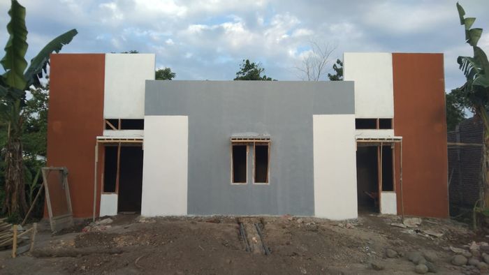 foto tampak rumah tipe 36/84 perumahan PONDOK MASAGENA
