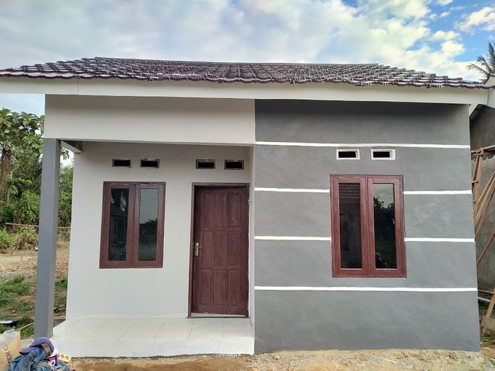 foto tampak rumah tipe 36 perumahan Sri Ratu Residence 2