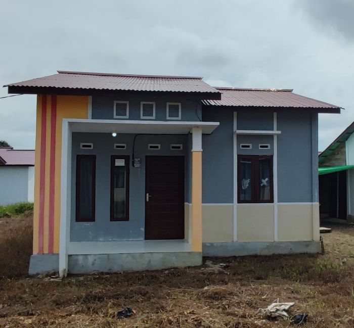foto tampak rumah tipe 36 perumahan BANGUN SARI ASRI TAHAP 2