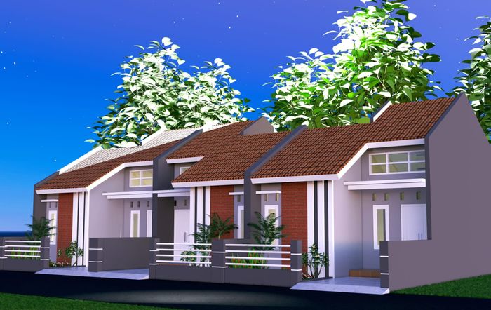 foto tampak rumah tipe 30/60 perumahan SIP Kecepak
