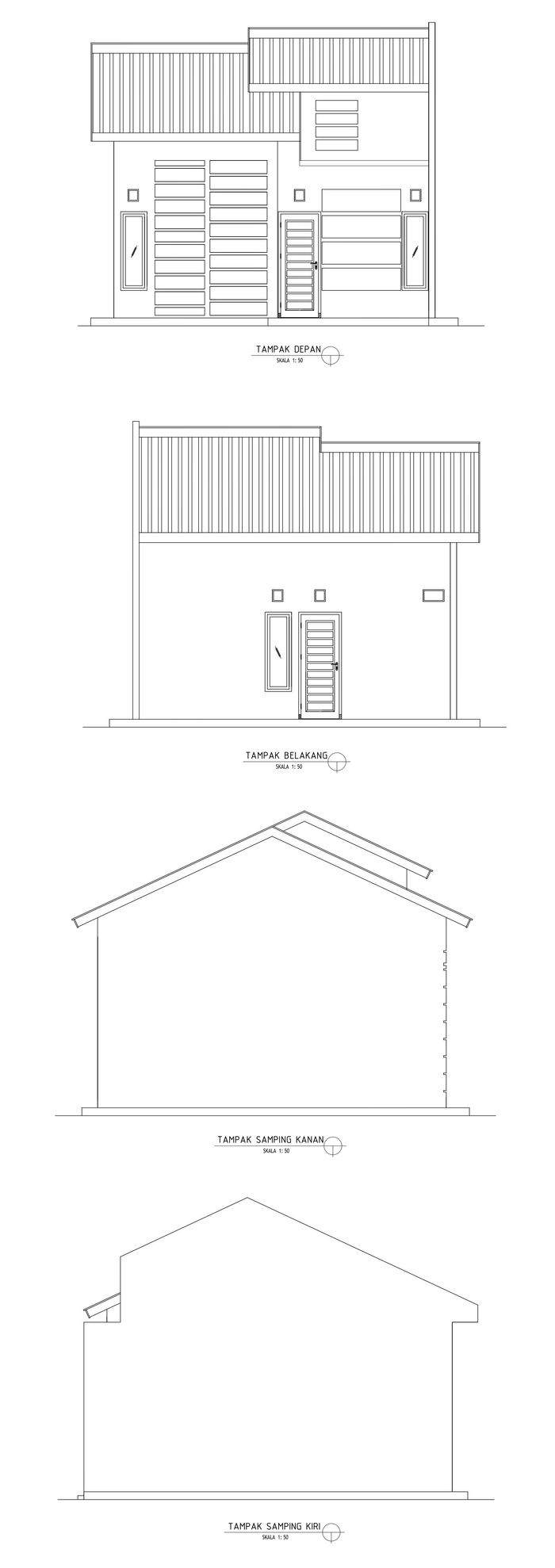 foto tampak rumah tipe 36/96 perumahan BUMI PETUNG RESIDENCE 2