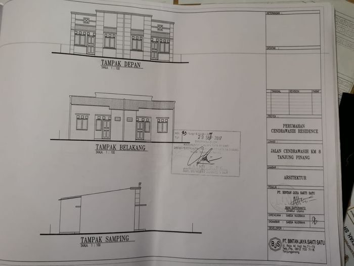 foto tampak rumah tipe SUBSIDI perumahan CENDRAWASIH RESIDENCE