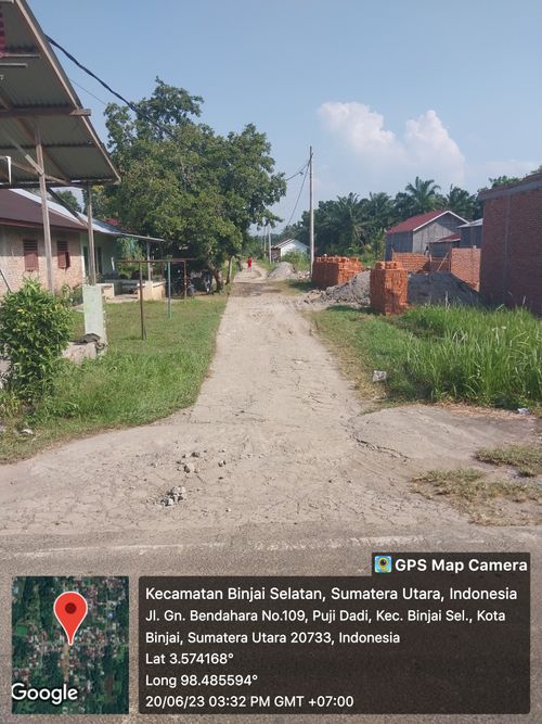foto gerbang perumahan GUNUNG BENDAHARA ASRI TAHAP II