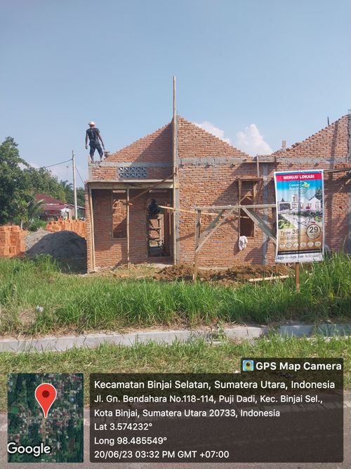 foto contoh rumah perumahan GUNUNG BENDAHARA ASRI TAHAP II