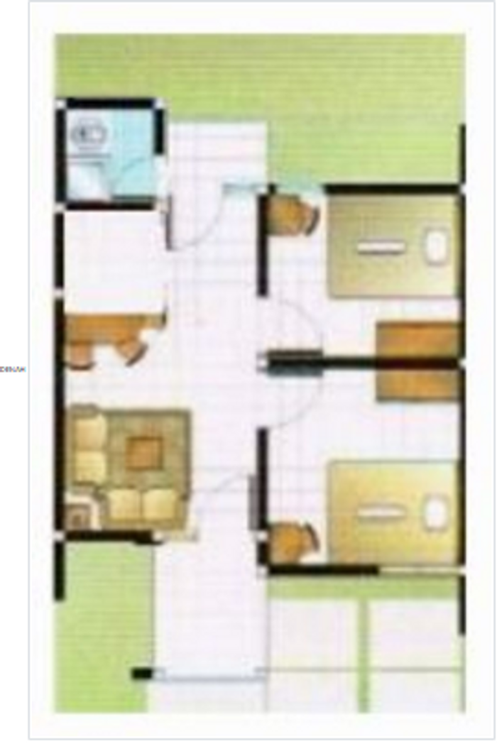 foto denah rumah tipe 36/72 perumahan DIRZ LAND