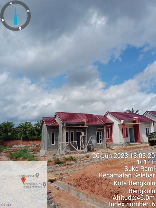 foto posisi tengah perumahan SWARNA BHUMI 4