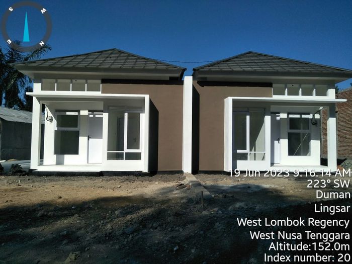 foto tampak rumah tipe 30 perumahan GRIYA PESONA DUMAN