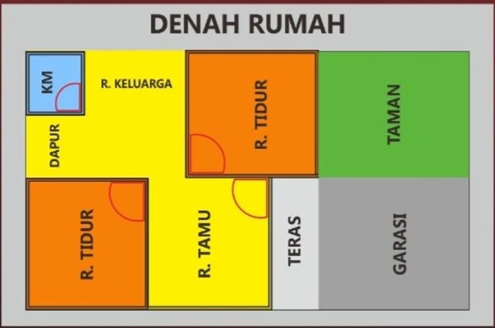 foto denah rumah tipe 36/60 perumahan RIKA RESIDENCE 3 (TAHAP III)