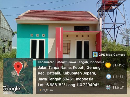 foto contoh rumah perumahan Perumahan Alam Green Residence