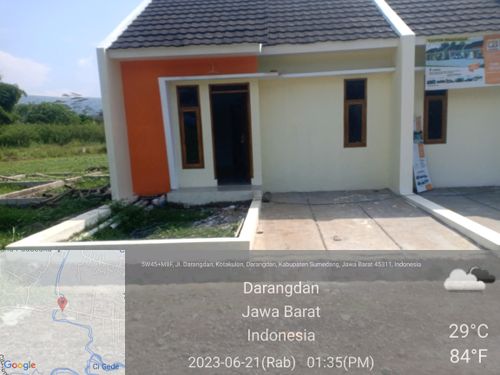foto posisi tengah perumahan Darangdan Permai Residence