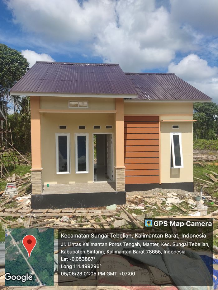 foto tampak rumah tipe 36 perumahan Puri Perdana Residence 2