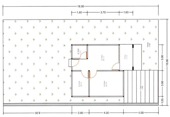 foto denah rumah tipe 36 perumahan Puri Perdana Residence 2