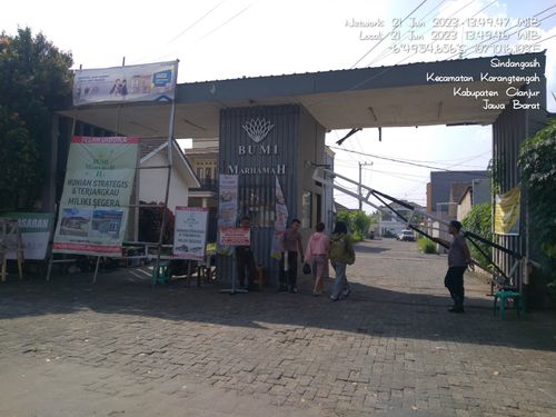 foto gerbang perumahan BUMI MARHAMAH 3