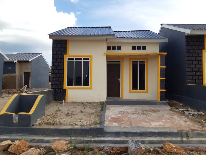 foto tampak rumah tipe 36 perumahan SHAFA MARWAH RESIDENCE