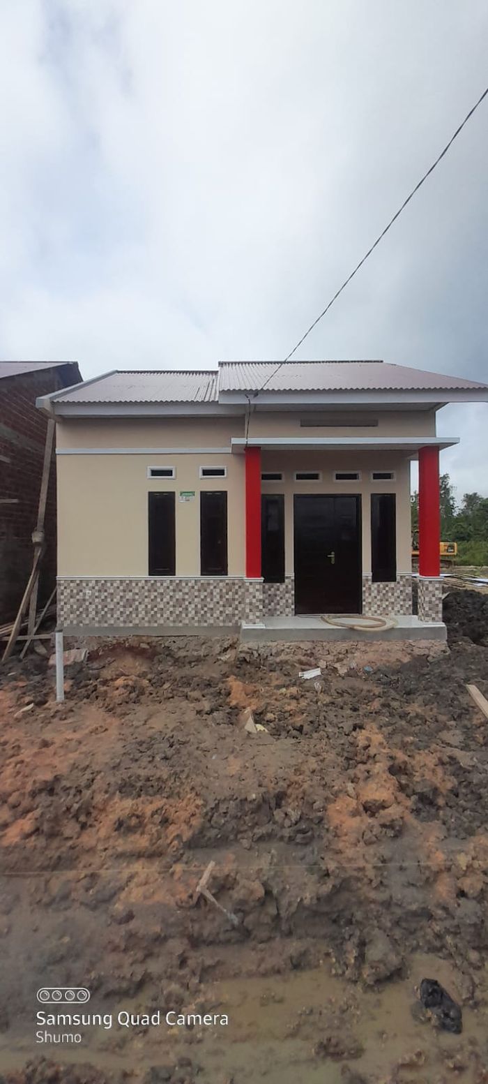 foto tampak rumah tipe RUMAH SUBSIDI perumahan AQWA MULIA RESIDENCE 06