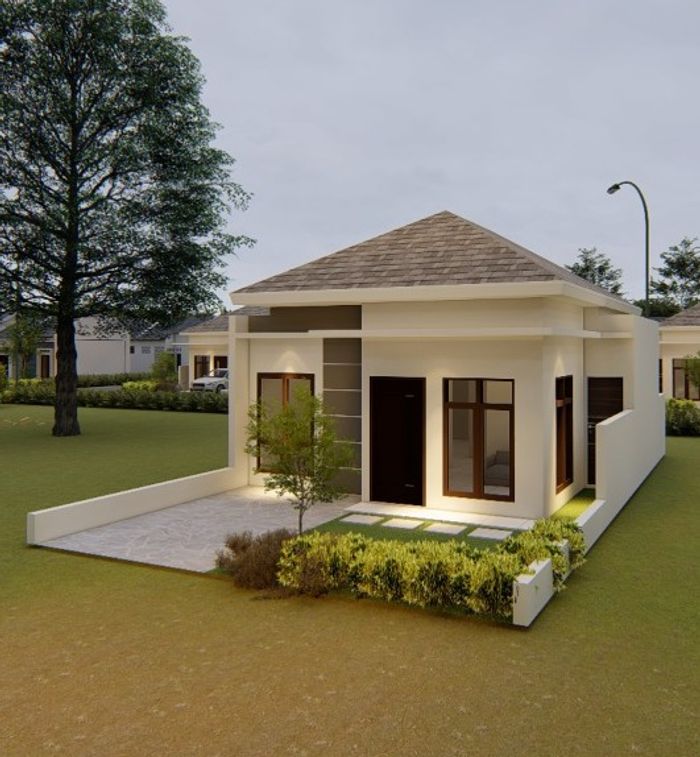 foto tampak rumah tipe Komersil perumahan Green Land