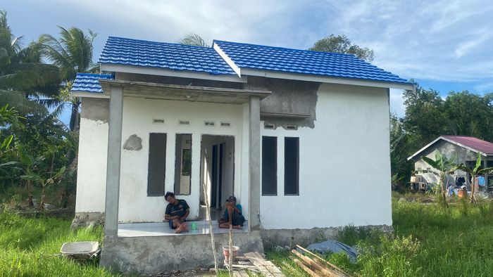 foto tampak rumah tipe 36 perumahan REPUJA MANDIRI III