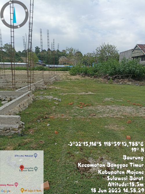 foto posisi tengah perumahan POLEWALI RESIDENCE 7