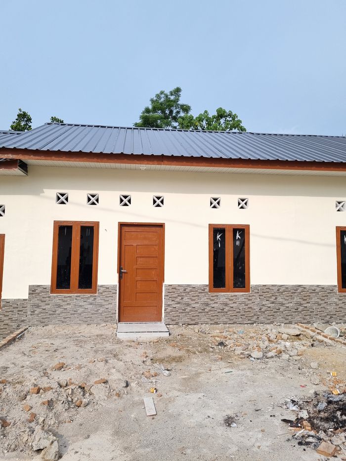foto tampak rumah tipe 36 perumahan Asido Dame Residence