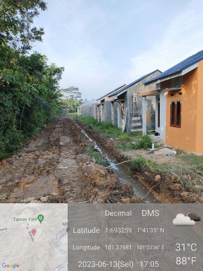 foto denah rumah tipe 36 perumahan KIA SRI MERSING