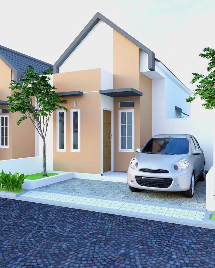 foto tampak rumah tipe 33/66 perumahan Asa Dreamland