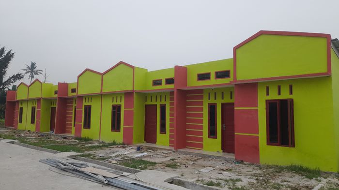 foto tampak rumah tipe SUBSIDI perumahan Griya Sei Tuan.