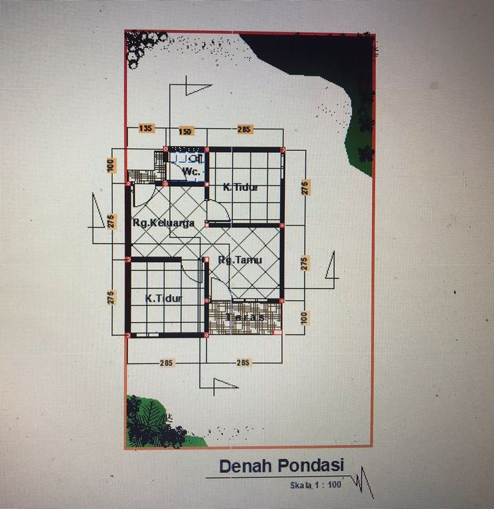 foto denah rumah tipe 36 perumahan PERUMAHAN PETOBO RESIDENCE II TAHAP 7