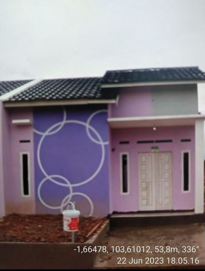 foto tampak rumah tipe 36 perumahan PURI KAYANA 3