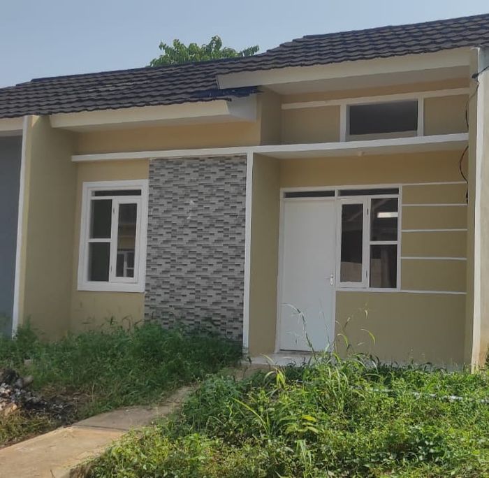 foto tampak rumah tipe 30/82 perumahan Natureland Kiano1