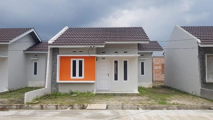 foto tampak rumah tipe RSH perumahan DEROFIZHA PERMATA MANUNGGAL TAHAP 1