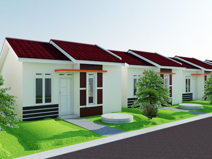 foto denah rumah tipe 36 perumahan Jerambah Mekar Lestari 1 Tahap 3