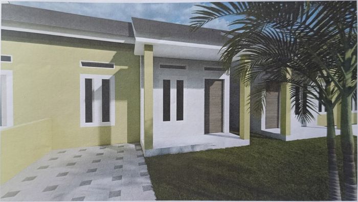 foto tampak rumah tipe 36/98 perumahan PERUMAHAN GRIYA HASJUM 3