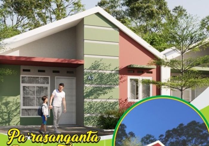 foto tampak rumah tipe 45 perumahan PARASANGANTA RESIDENCE TAHAP 2