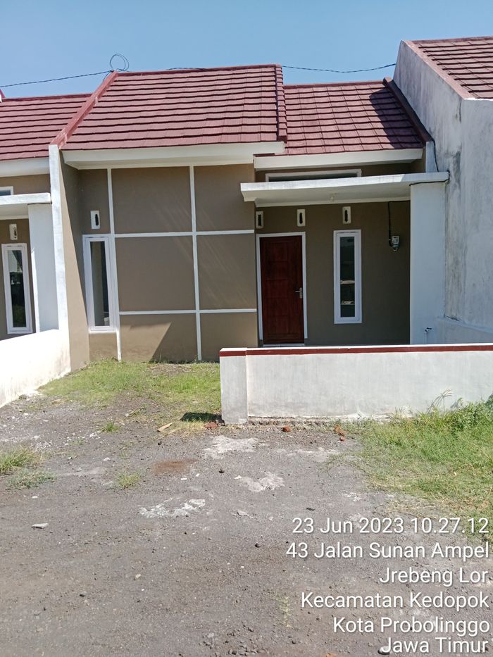 foto tampak rumah tipe 36 perumahan NEW ADIZ HARMONI