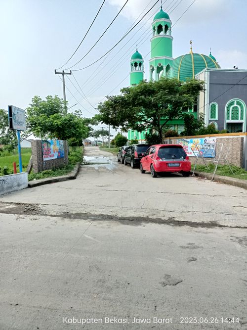 foto gerbang perumahan PESONA GARDEN MUKTIWARI 2