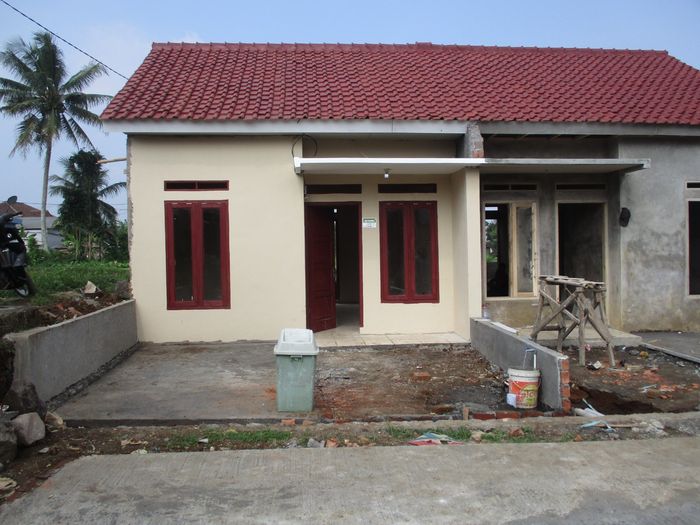 foto tampak rumah tipe 34/60 perumahan Sakura Gardenia tahap 2