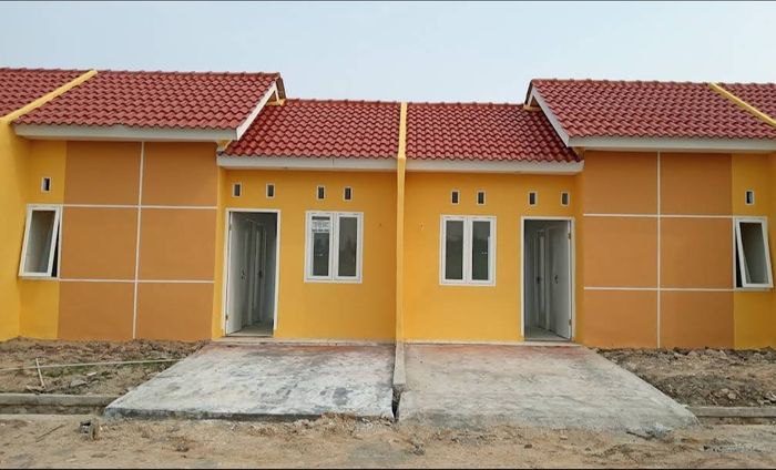 foto tampak rumah tipe RUMAH TAPERA perumahan TAMAN KAYU AGUNG