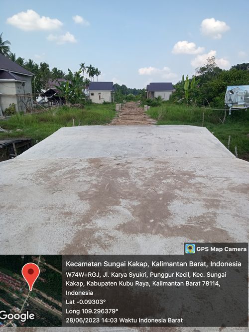 foto gerbang perumahan GREEN AMARA