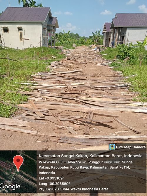 foto posisi tengah perumahan GREEN AMARA