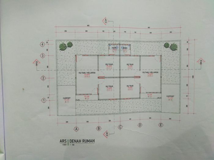 foto denah rumah tipe 36 perumahan Perumahan Citra Buana 4