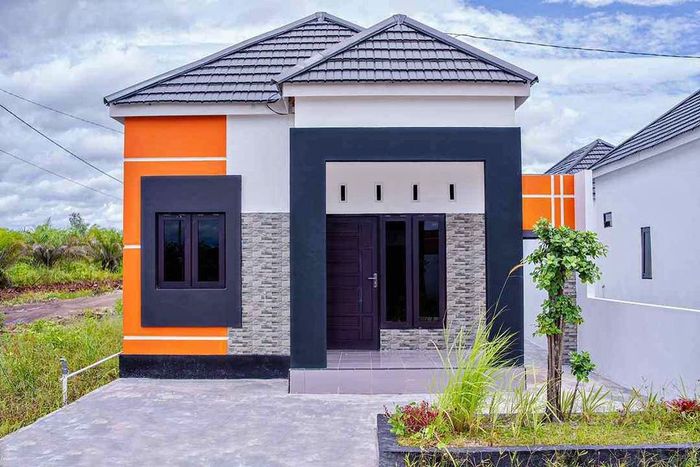 foto tampak rumah tipe 36 subsidi (2023) perumahan CITRA MANDIRI RESIDENCE BANJARBARU
