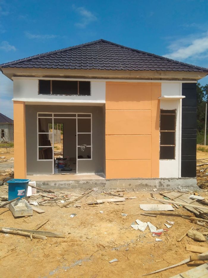 foto tampak rumah tipe 36 perumahan PESONA JERORA
