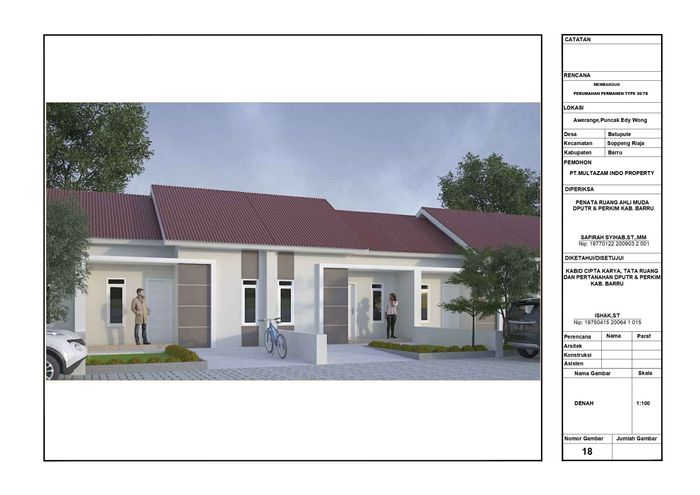 foto tampak rumah tipe 36/78 perumahan GRAHA MATAHARI RESIDENCE II