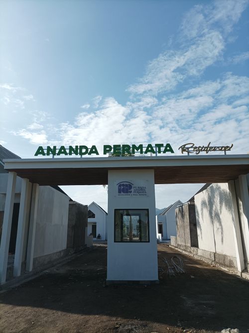 foto gerbang perumahan Ananda Permata Residence