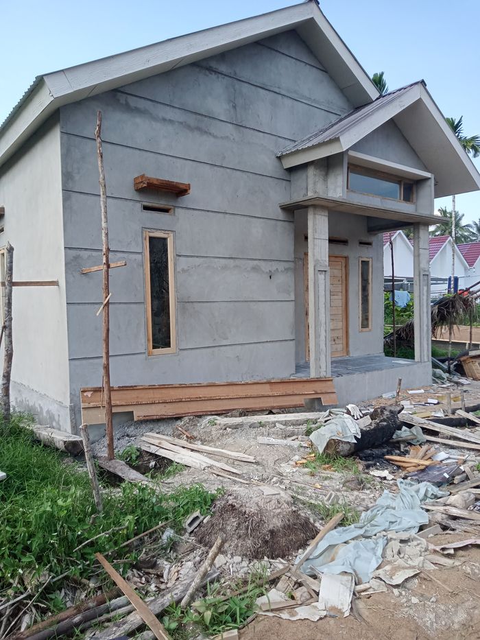 foto tampak rumah tipe 36 perumahan GREEN AMARA