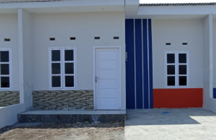 foto tampak rumah tipe 30 perumahan ASERA REGENCY