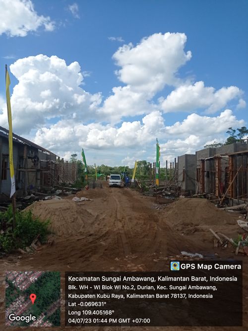 foto posisi tengah perumahan NUANSA ALAM RESIDENCE 2